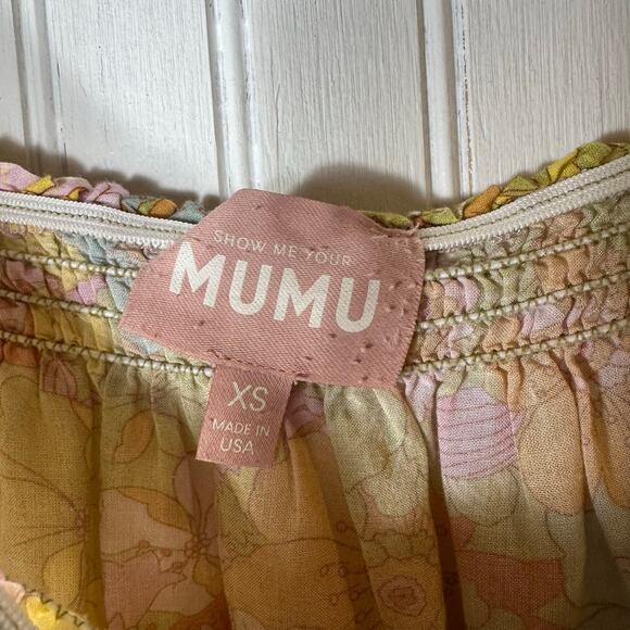 Show Me Your Mumu Annalynne Mini Dress Groovy Blooms - Picture 5 of 7